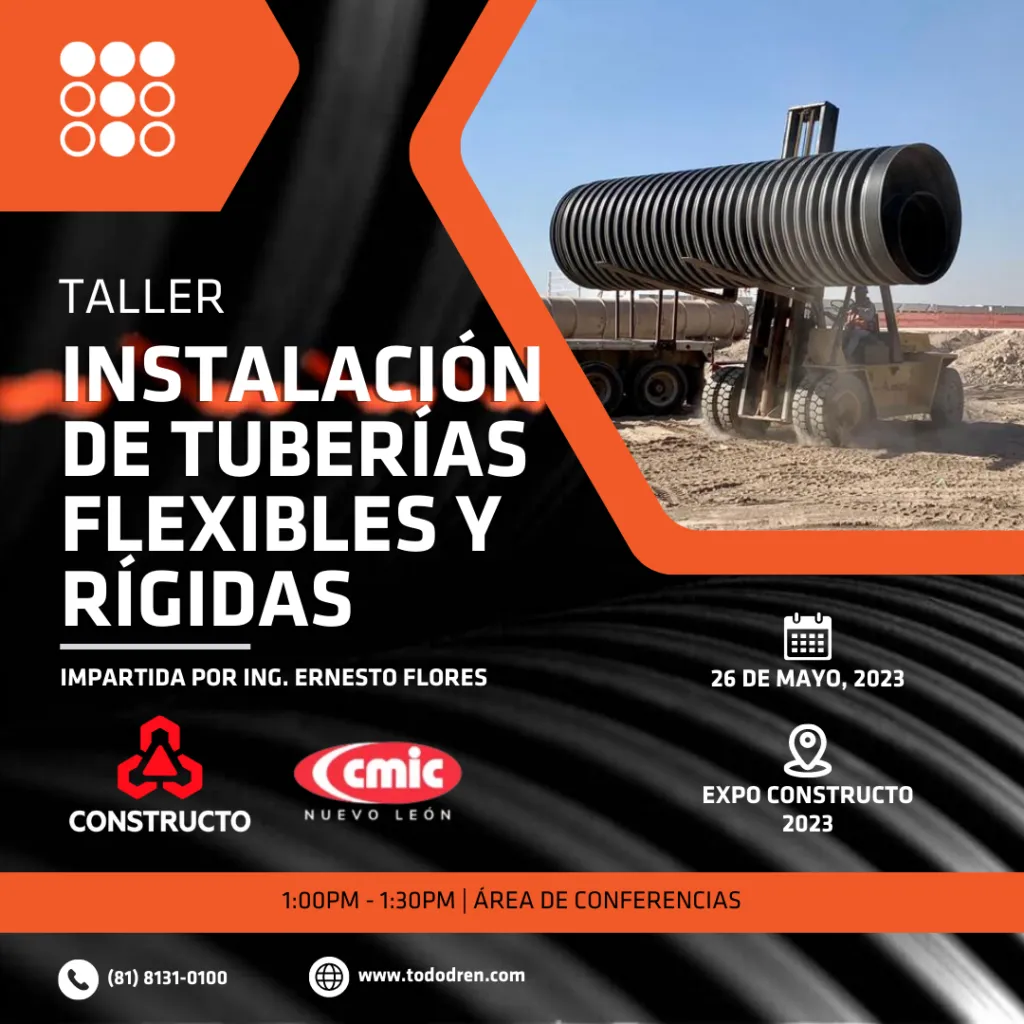 Taller "Instalación de Tuberías Flexibles y Rígidas" en Expo Constructo 2023