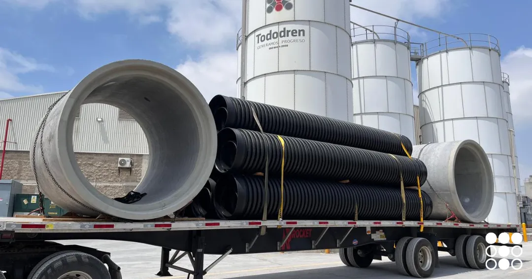 Telescopeo en el Transporte de Tuberías Tododren