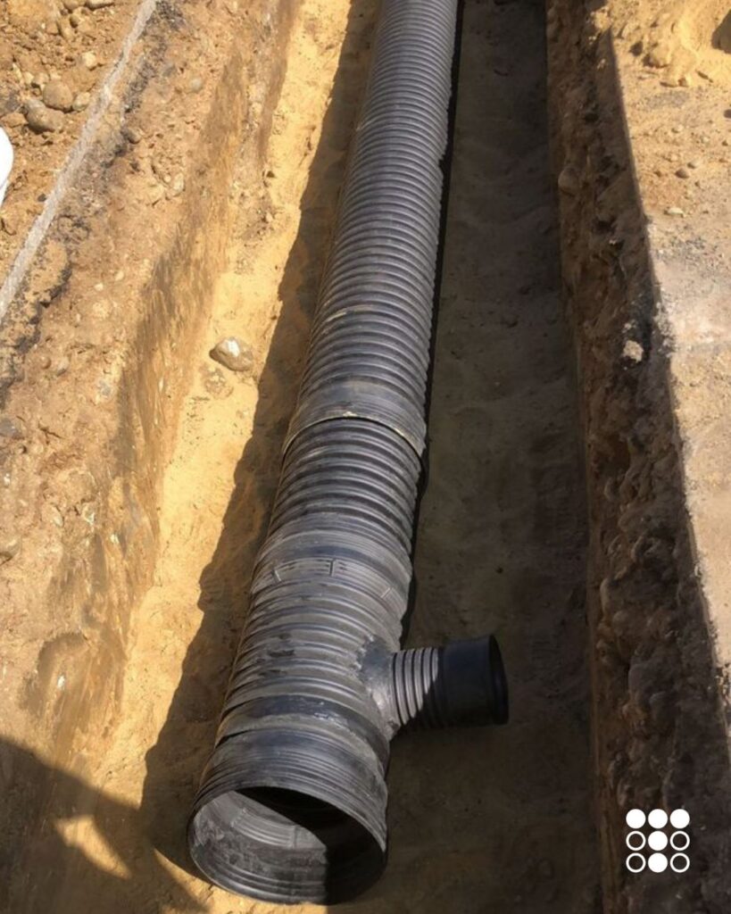 Instalación de TDR Ultra® Nuestro tubo corrugado en República Dominicana para  Proyecto de Saneamiento y Calidad