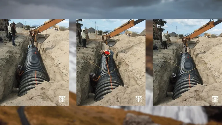 Entrega de tubo corrugado TDR Ultra de 48 pulgadas en el Istmo de Tehuantepec, Oaxaca, para proyecto de infraestructura.