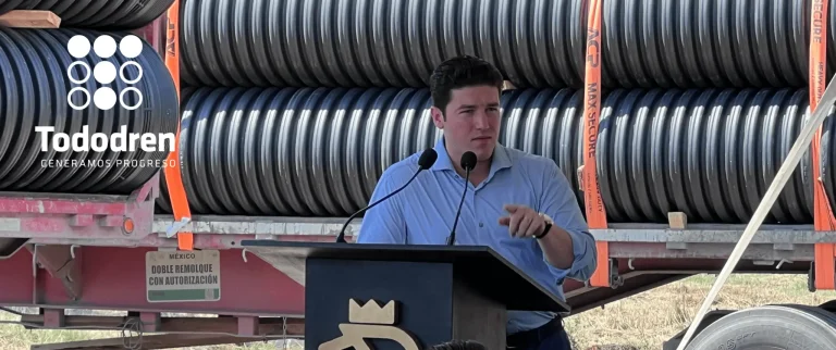 Samuel García anuncia inversión para modernización y tecnificación del sistema de riego Chapotal en Montemorelos.