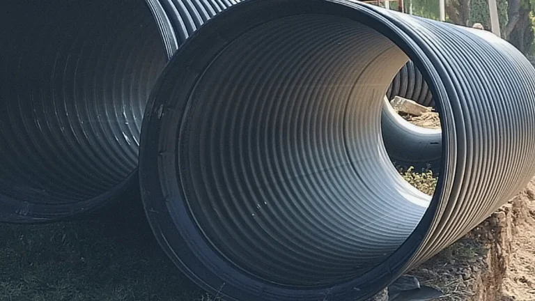 Entrega de tubo corrugado TDR Ultra de 48 pulgadas en Tultitlán, para proyectos de infraestructura hidráulica y drenaje.