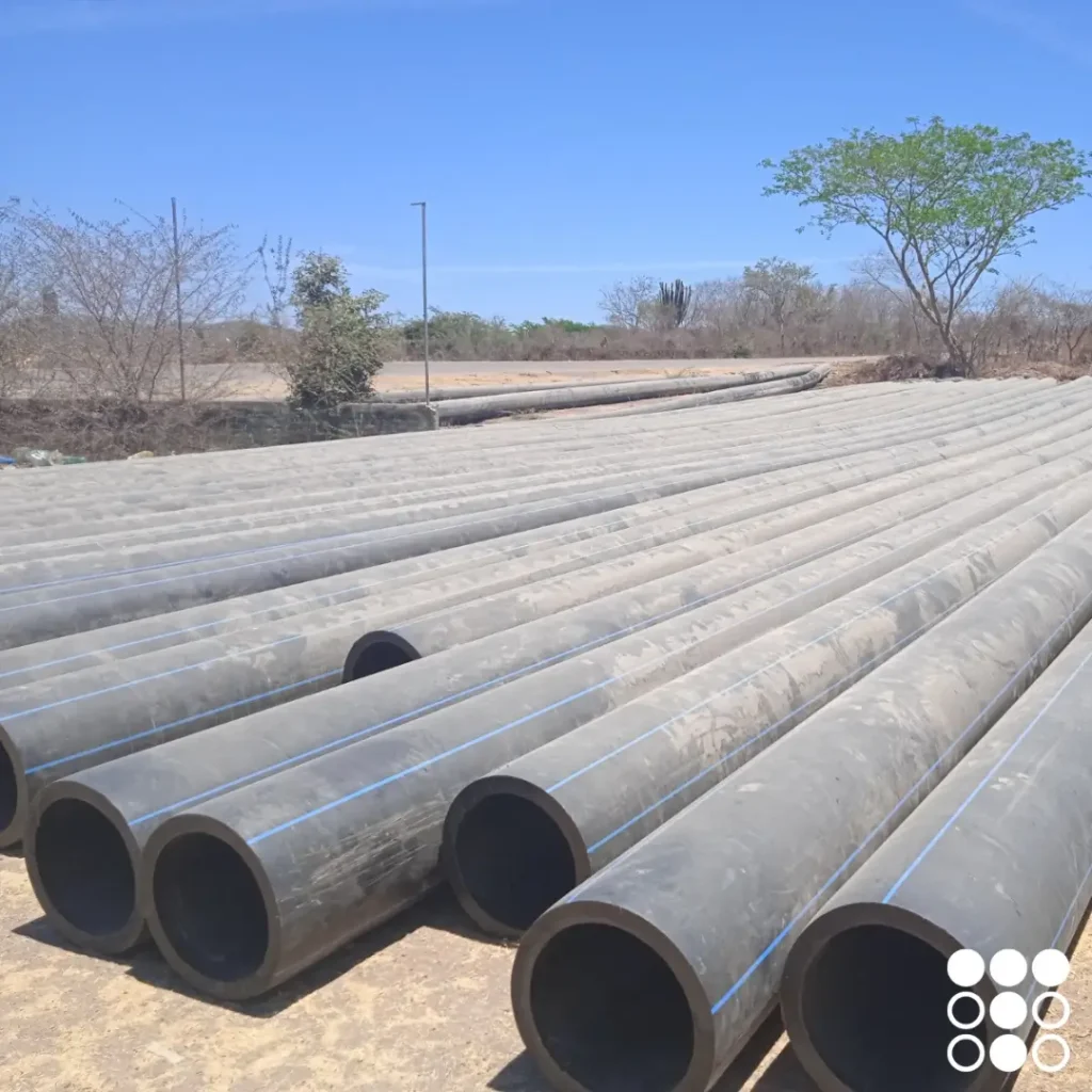 Entrega de tubería lisa PEAD 4710 de 20 pulgadas para el Acueducto Concordia.