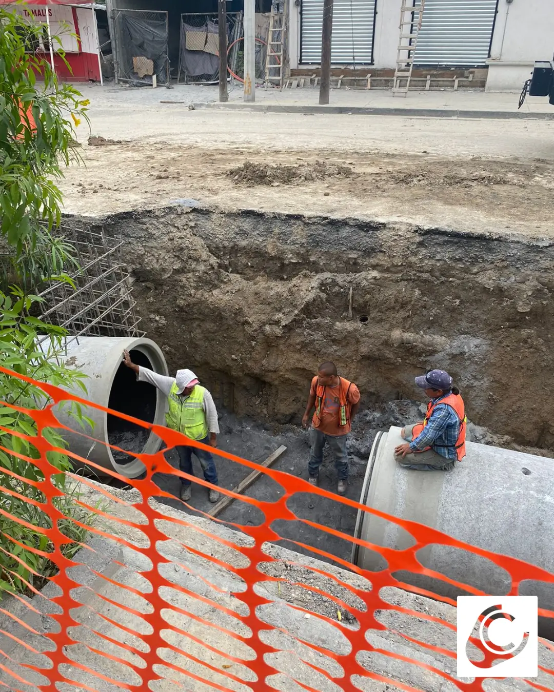 Tubería de concreto reforzado CIRBSA para drenaje pluvial