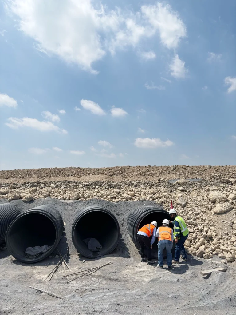 Drenaje Pluvial con tubería TDR Ultra en nueva Aceria Ternium en Pesquería