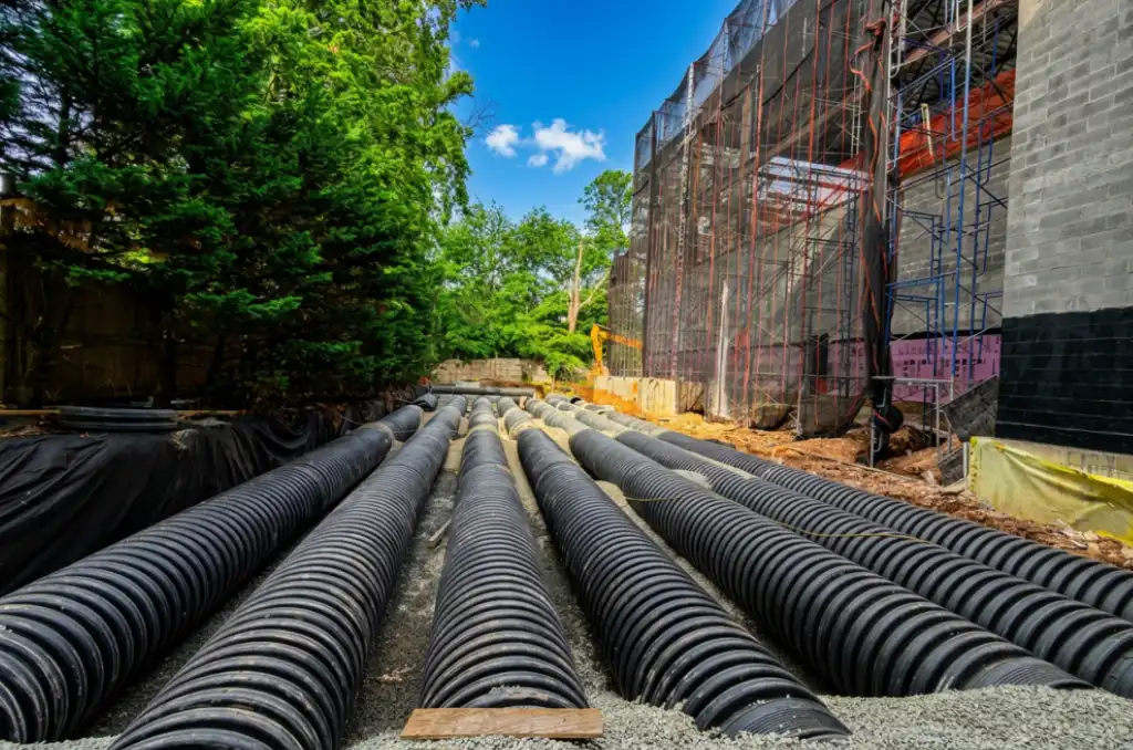 Sistema de retención de agua TDR Stormbreaker de PEAD para agua pluvial